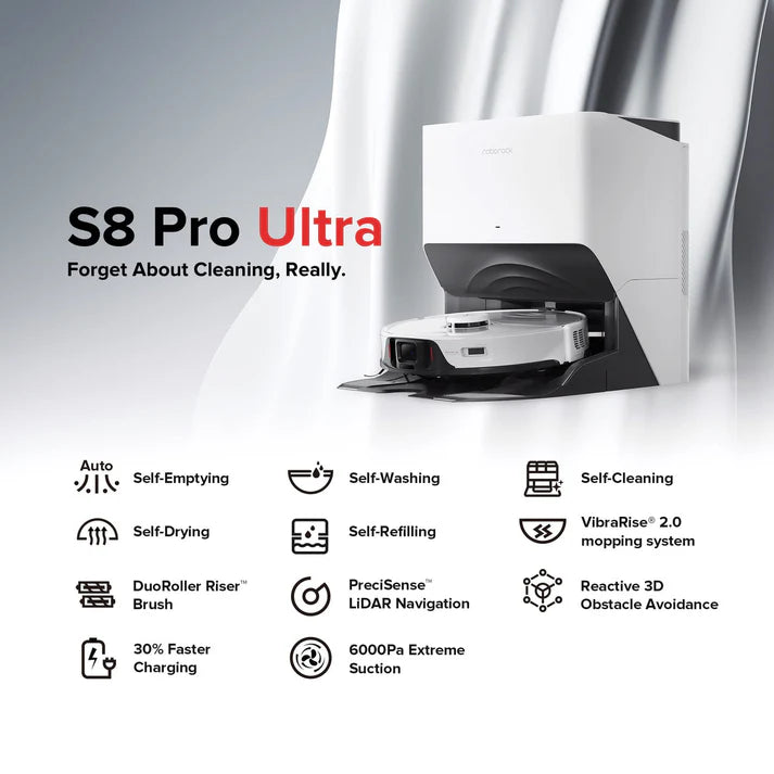 Certified Refurbished S8 Pro Ultra (Excellent Condition / Minor Scratched)- Roborock