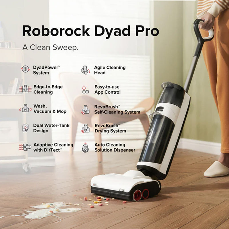 Roborock Dyad/Dyad Pro Wet and Dry Cordless Vacuum - E-Bargain International Pty Ltd
