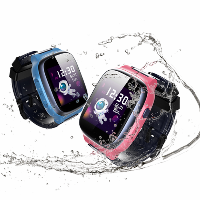 360 Kids Safety Smart Watch E1, 4G, Wifi IPX8 Waterproof, Cameras, PINK - E-Bargain Intl