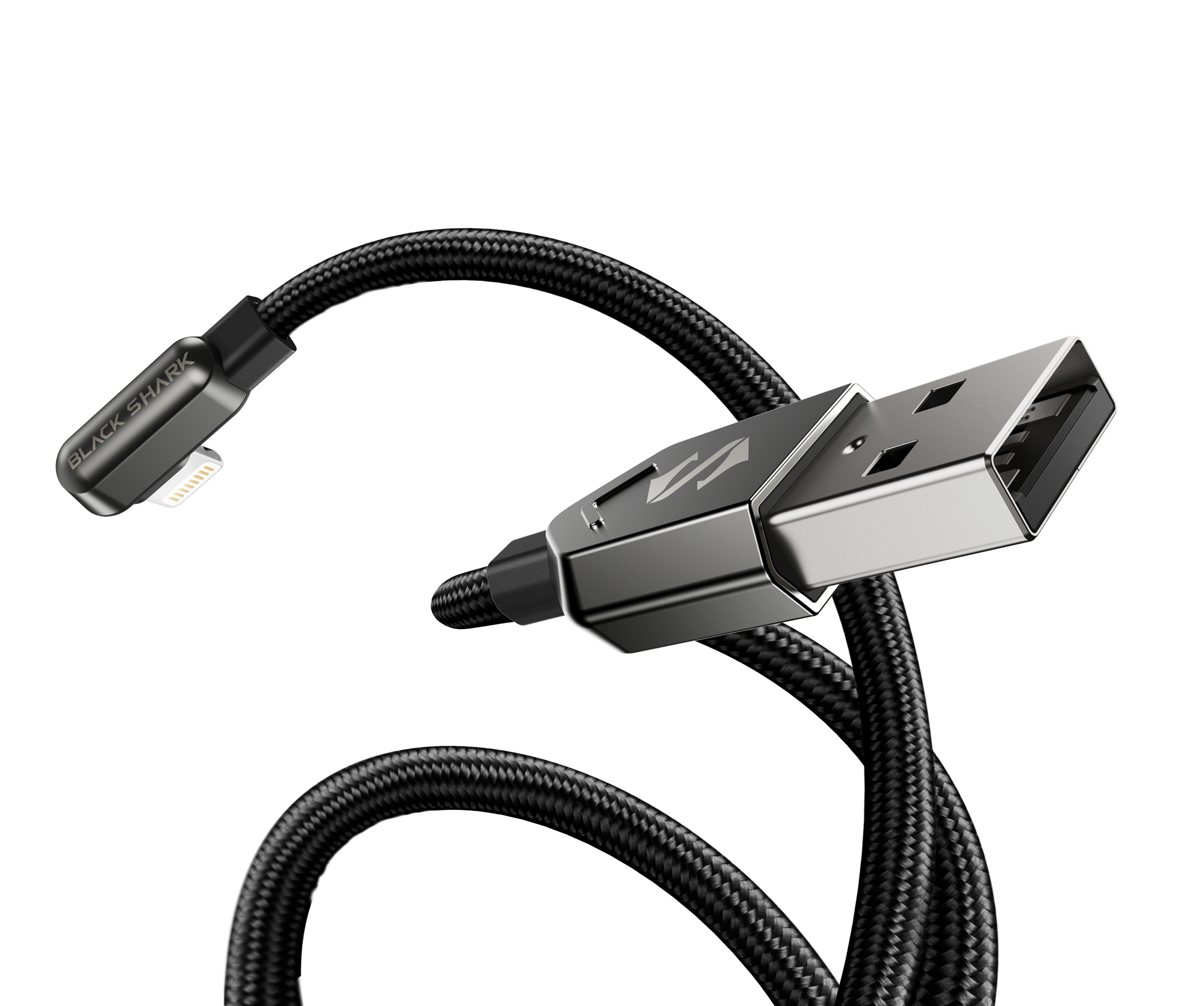 Xiaomi Black Shark Right-angle  Lightning to USB-A Cable - E-Bargain Intl