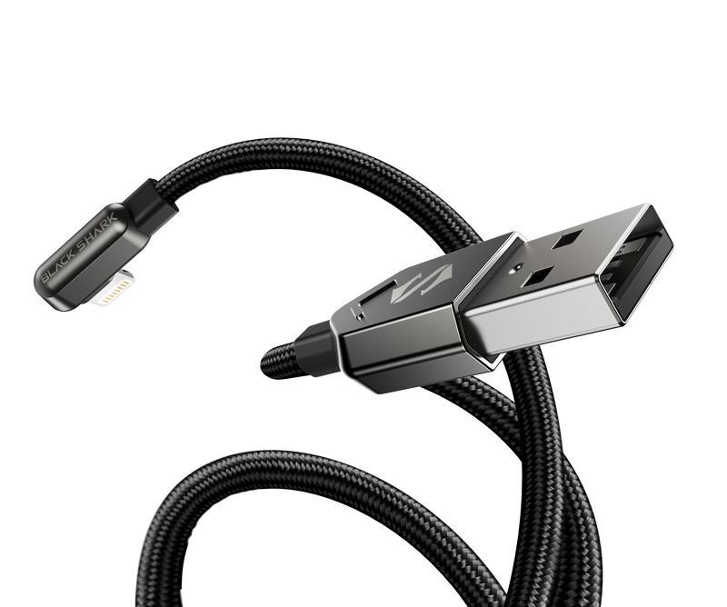 Xiaomi Black Shark Right-angle  Lightning to USB-A Cable - E-Bargain Intl