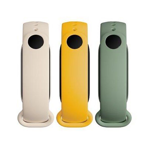 Xiaomi Mi Smart Band 6 Strap (3 pack) Ivory/Olive/Yellow - E-Bargain Intl